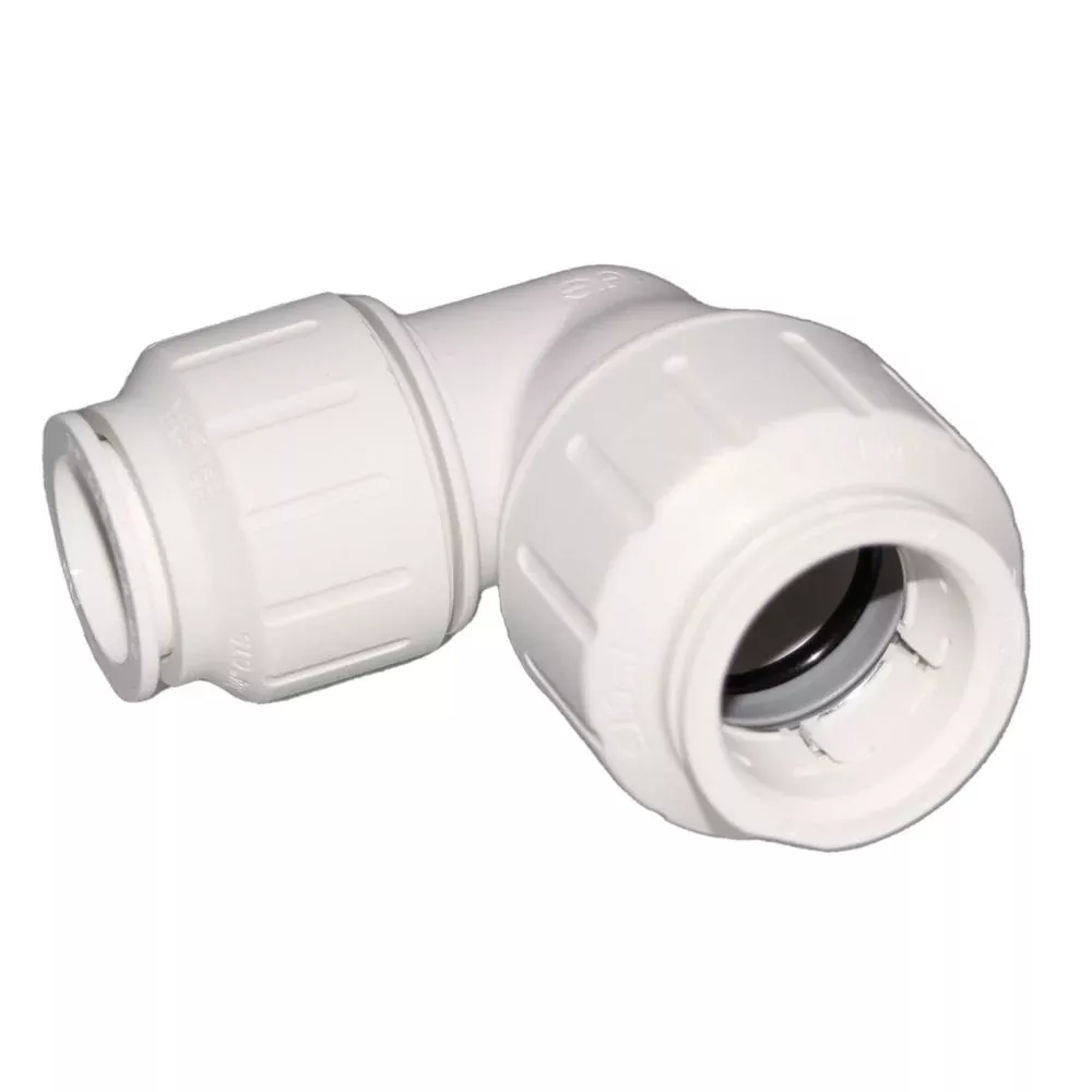 John Guest Reducing Union Elbow - 1 CTS x 3/4 CTS