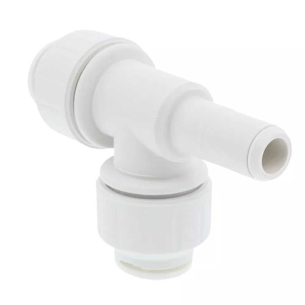 John Guest Stackable Stem Tee - 1/2 CTS x 1/2 CTS Stem x 1/2 CTS Branch