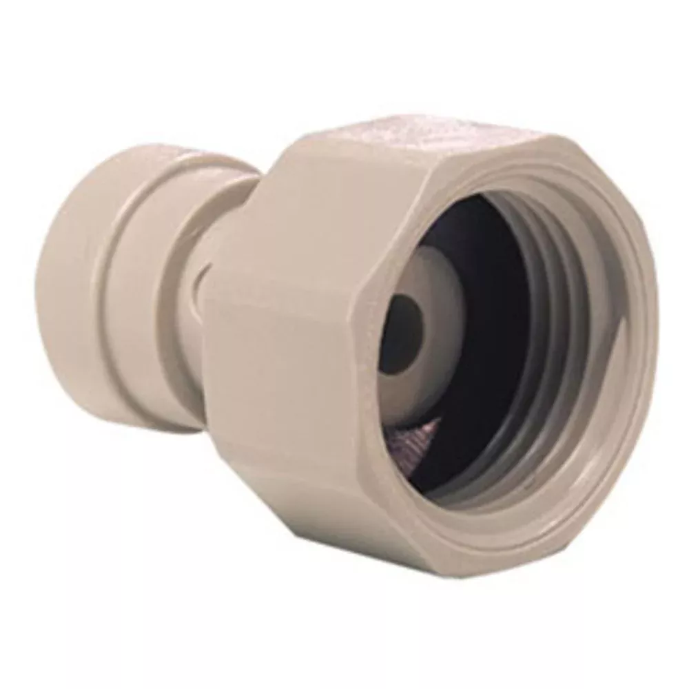 John Guest Tap Adaptor BSP Thread - 1/4" x 3/4" BSP Flat End