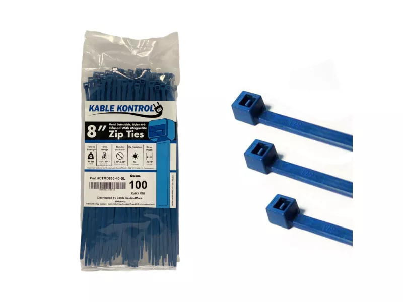 Kable Kontrol™ Metal Detectable Zip Ties