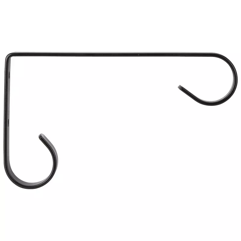 Landscapers Select 46BL Hanging Bracket, 6-3/4 L, Steel, Black, Wall Mount Mounting