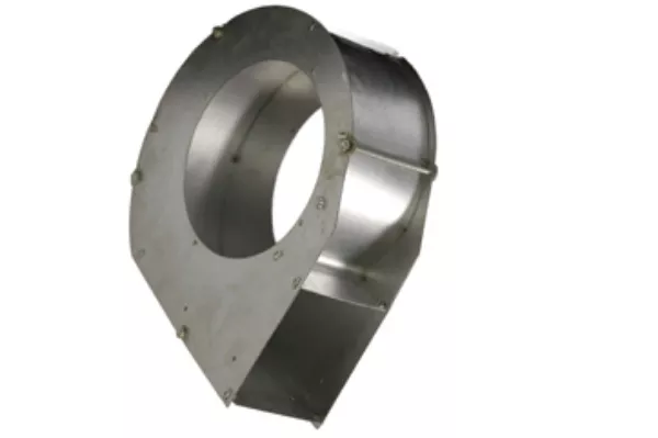 LB White Fan Housing with Motor Plate
