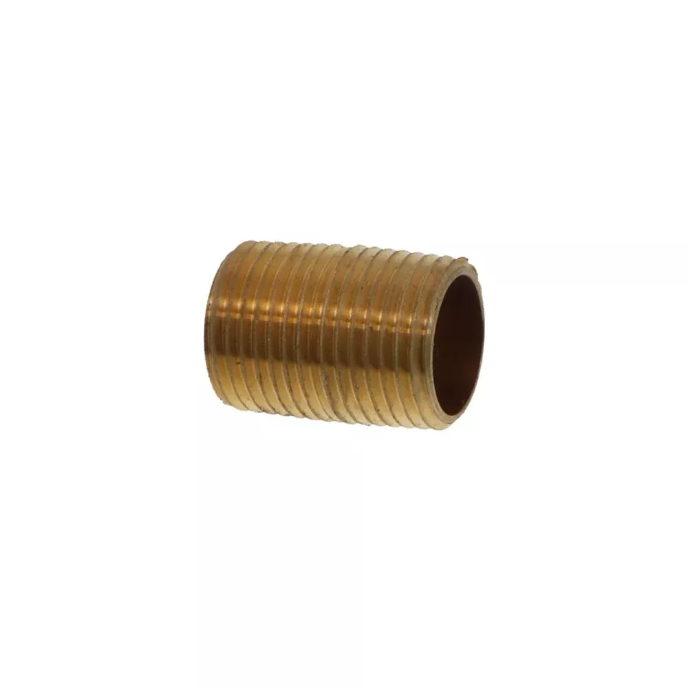Lead-Free Red Brass Nipple Threaded1/2 MPT x Close