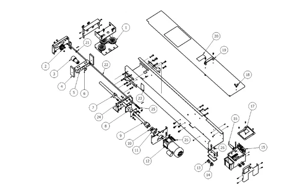 Limit Rod 24" Curtain Machine