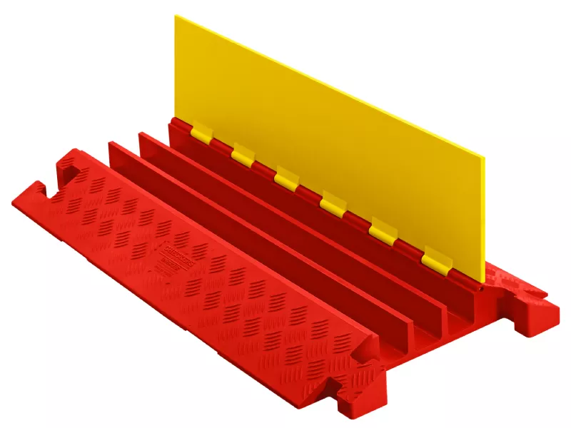 Linebacker 3 Channel Cable Protector Ramp - Heavy Duty