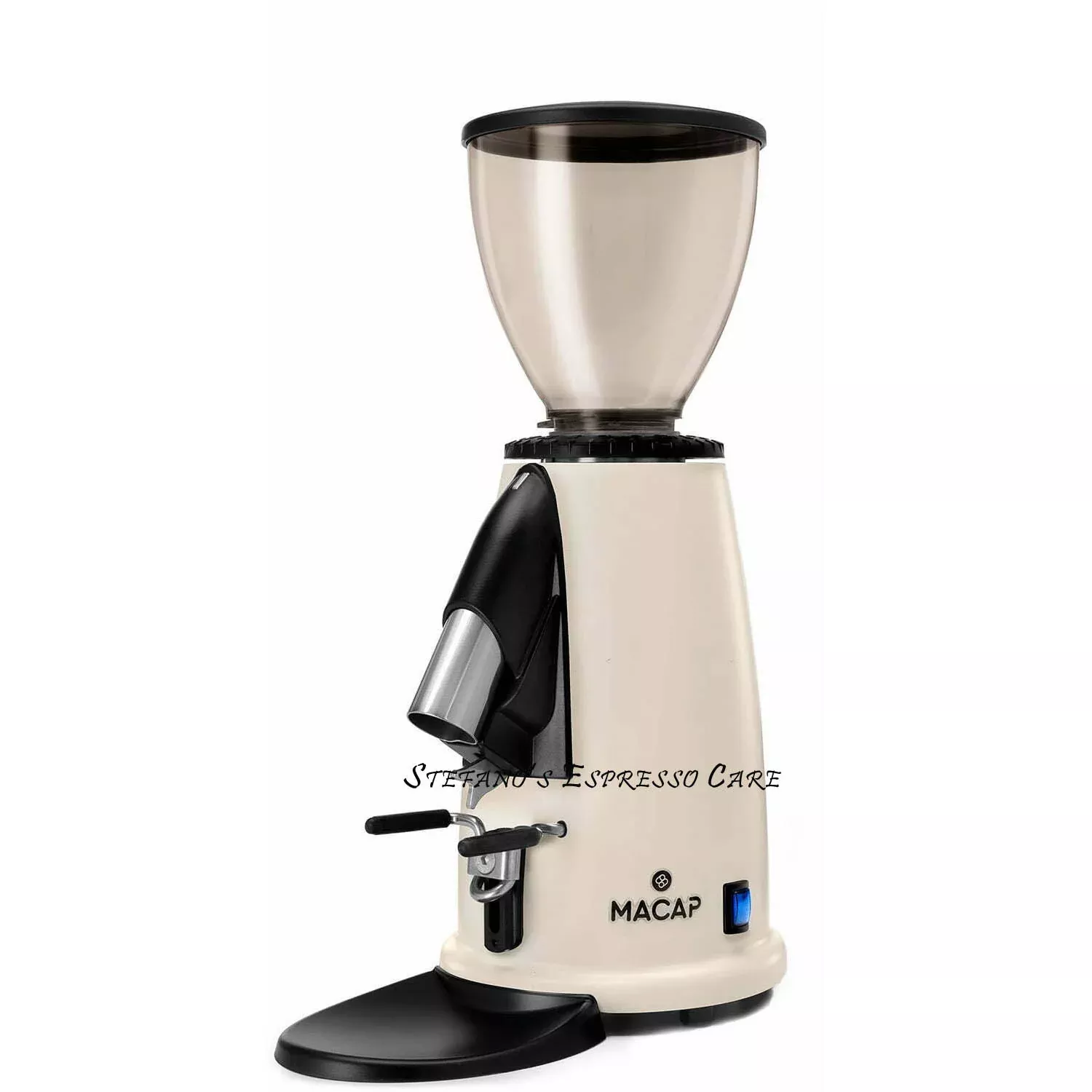 Macap M2 Manual Doserless Espresso Grinder, Chrome or White