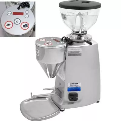 Mazzer Mini Silver Electronic Type A Doserless Espresso Grinder