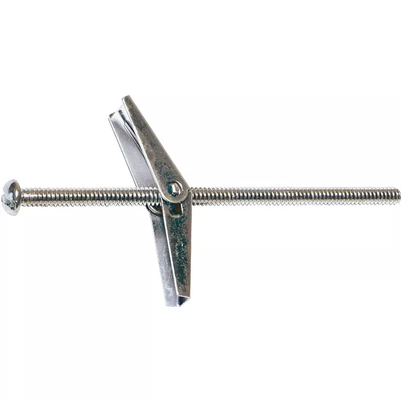Midwest Fastener 04090 Toggle Bolt with Wing, 4 in L, Zinc