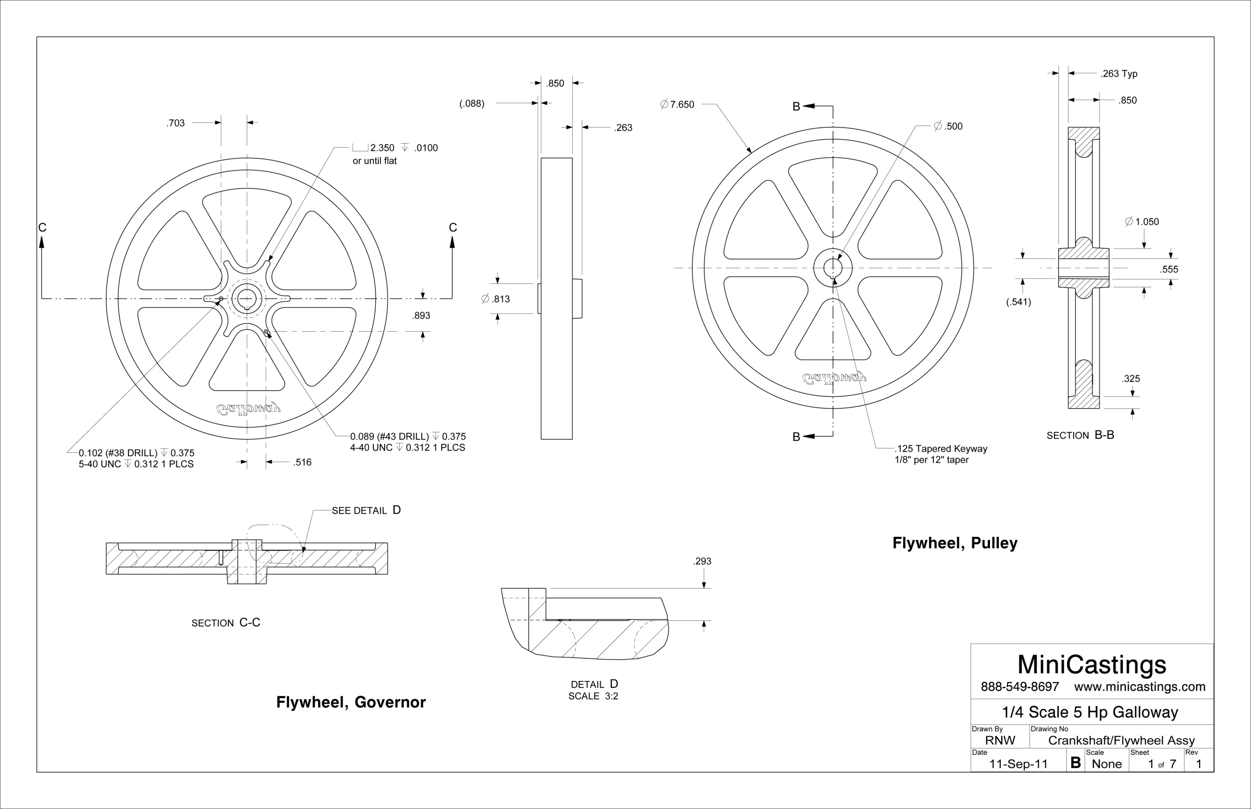 MiniSteam 1-4 Galloway Drawings