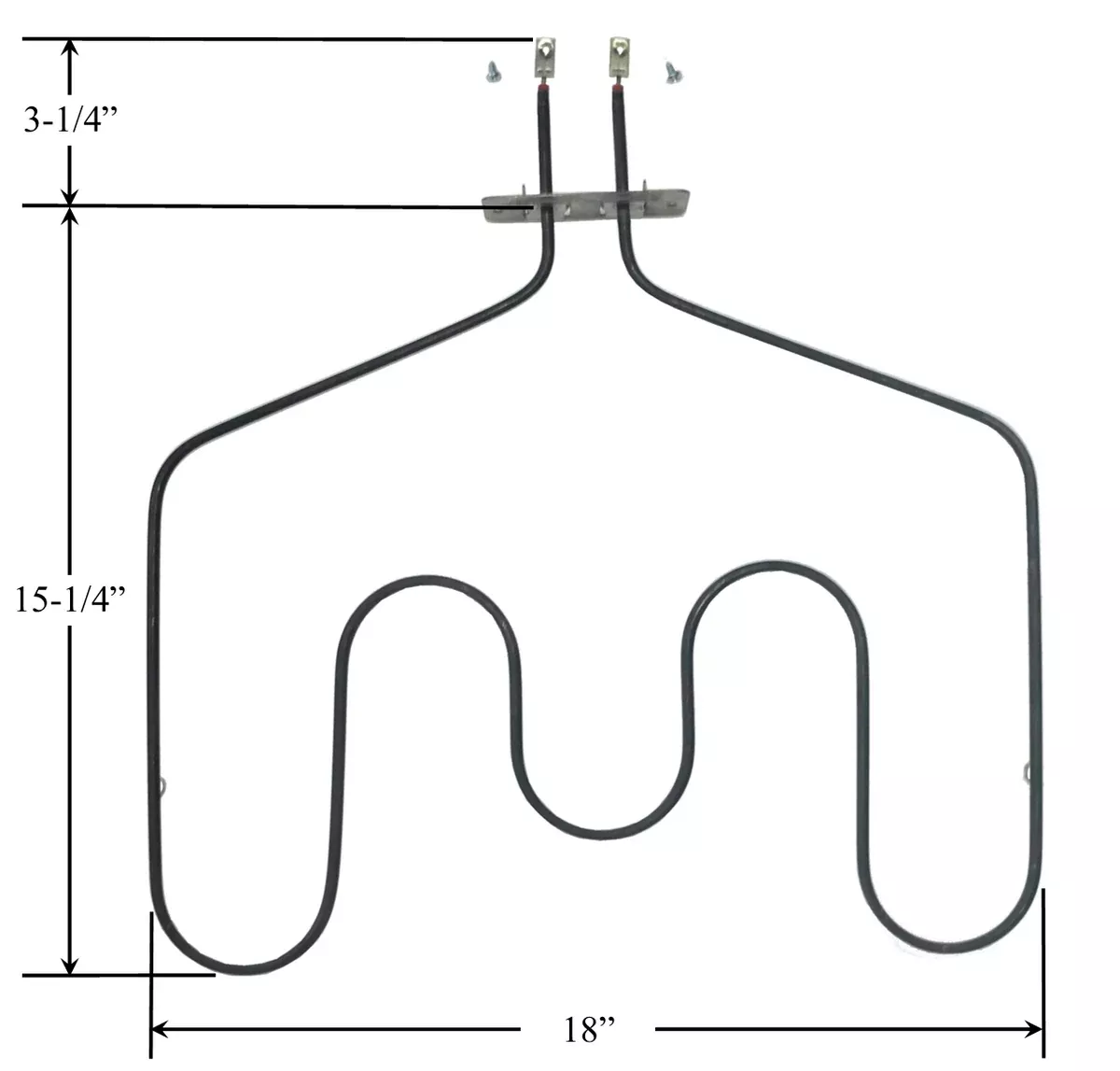 Model TC-44X10013: GE WB44X10013 Equivalent Range/Oven Bake Replacement Element, 2,500W/3,400W @ 208W/240V