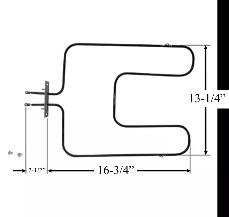 Model TC-44X200: GE WB44X200 Range/Oven Bake Replacement Element, 2,330/3,100W @ 208/240V