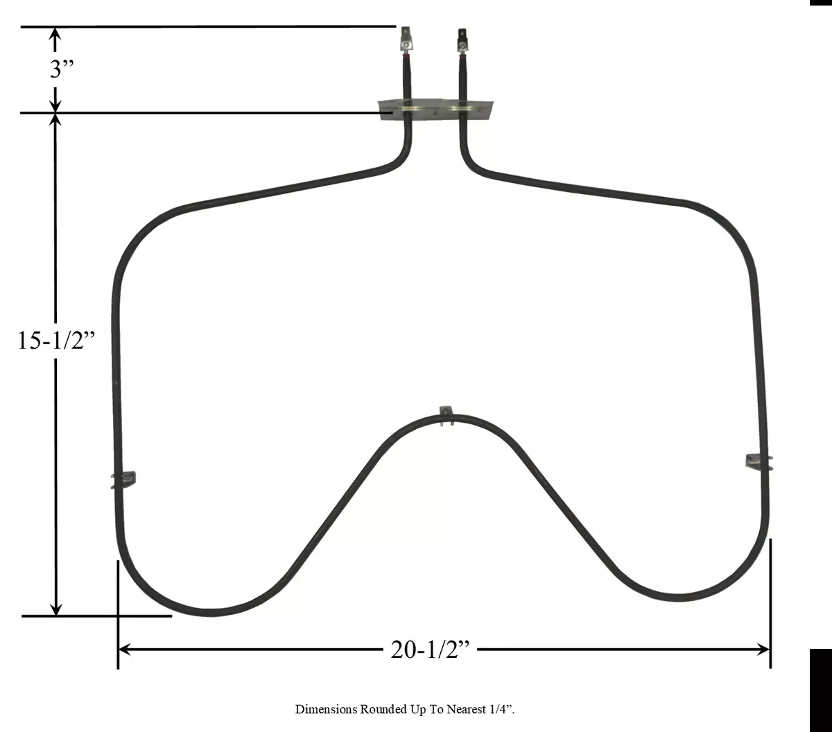 Model TC-8053713: Whirlpool 8053713 Range/Oven Bake Replacement Element, 1,800W/2,400W @ 208V/240V