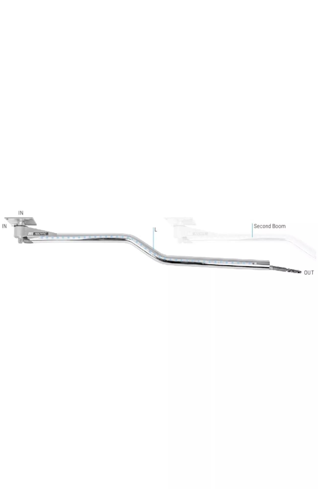 Mosmatic – Ceiling Boom with Led Lighting - DKZbl - 4ft 9in - 65.209