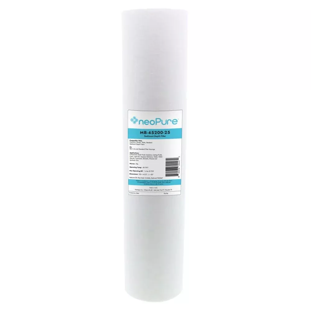 Neo-Pure 20" BB Graded Density Polypropylene Sediment Filter 75/25 mic