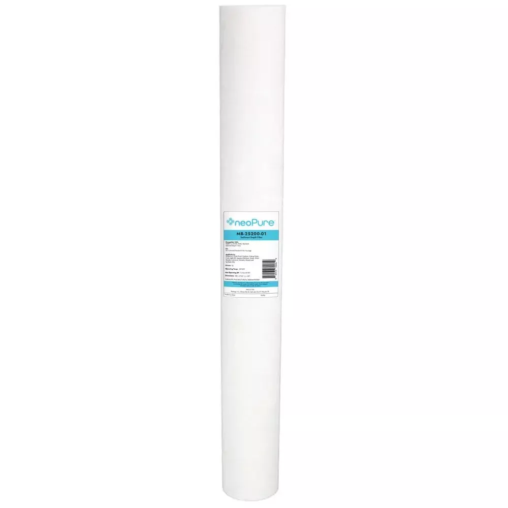 Neo-Pure MB-25200-01 20" Polypropylene Sediment Depth Filter 1 mic