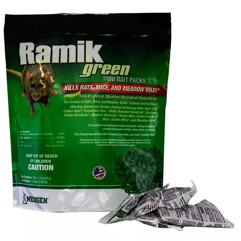 Neogen 116316 Mouse Killer, Nugget, 4.2 lb, Pail