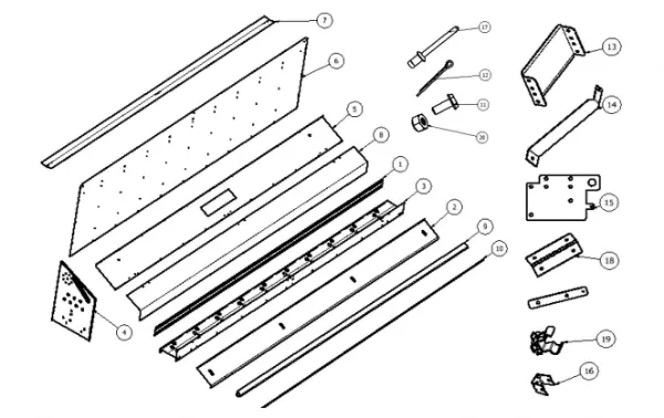 Nest, SB Egg Tray Assembly 20 Hole