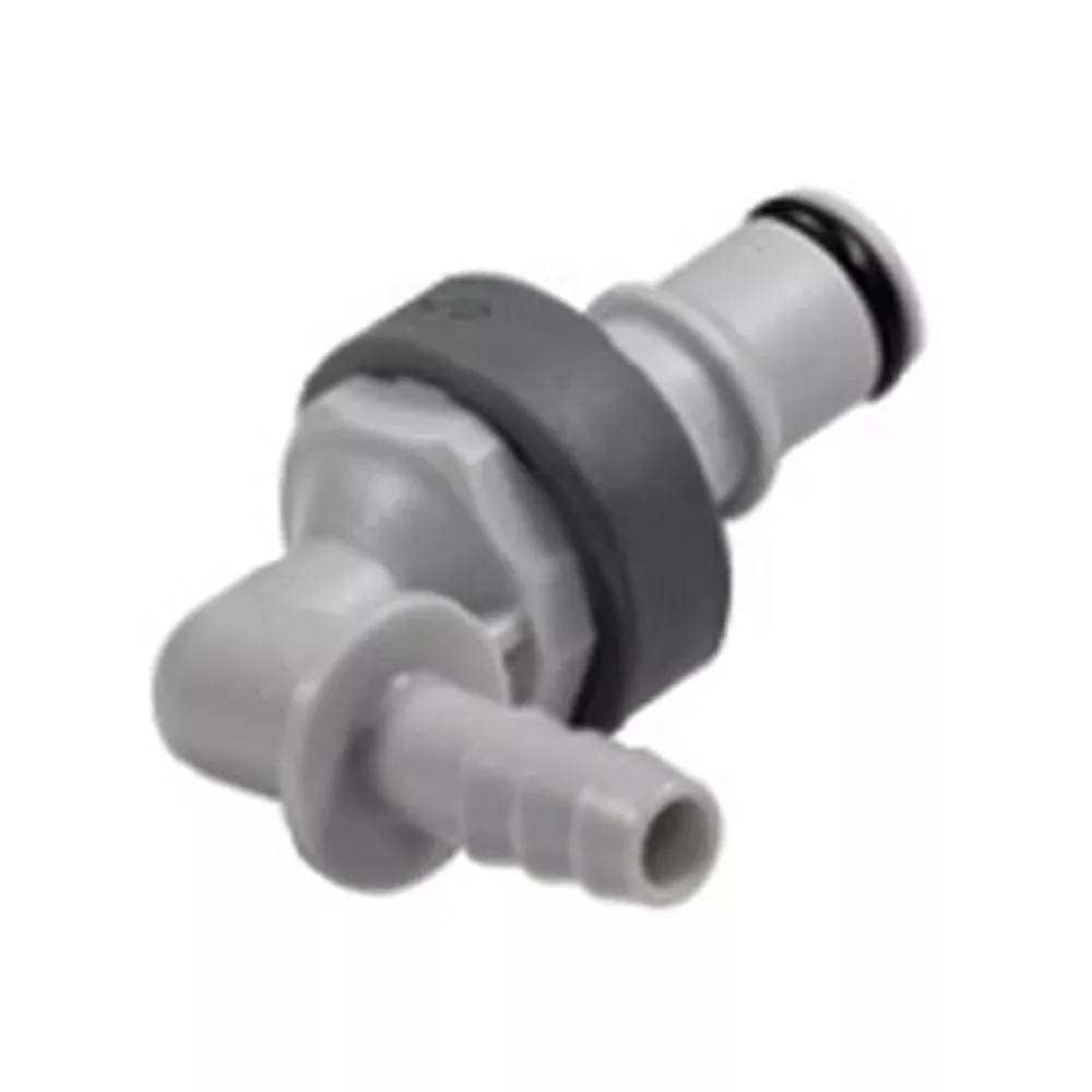 NS4D23004 Valved In-Line Elbow Hose Barb Coupling Insert 1/4 ID Barb