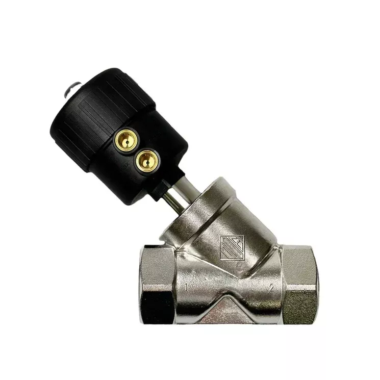 ODE 21IA9T50NA2 Pneumatically Operated Angle Seat Valve 2" NPT 2/2 WAY Normally Open (N.O)