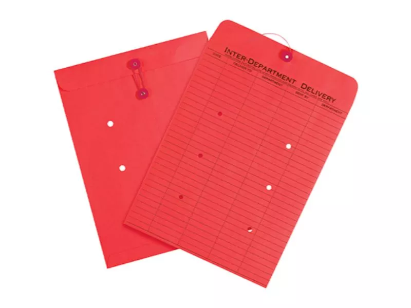Pack Kontrol Colored Paper Inter-Department Envelopes