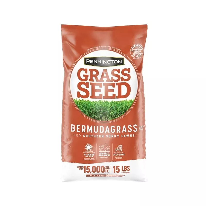 Pennington 100523123 Bermuda Grass Seed, 15 lb Bag