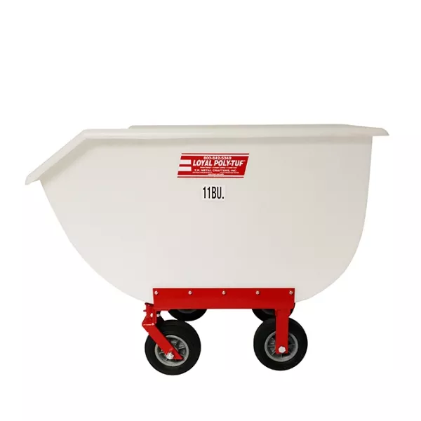 Poly-Tuf Feed Cart With Rubber Tires