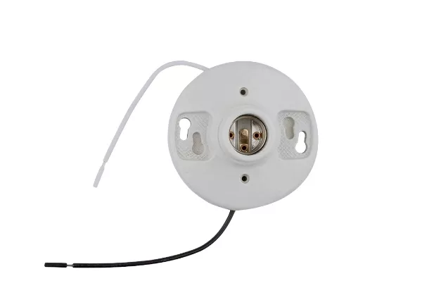 Porcelain Light Receptacle w/ 7" Leads