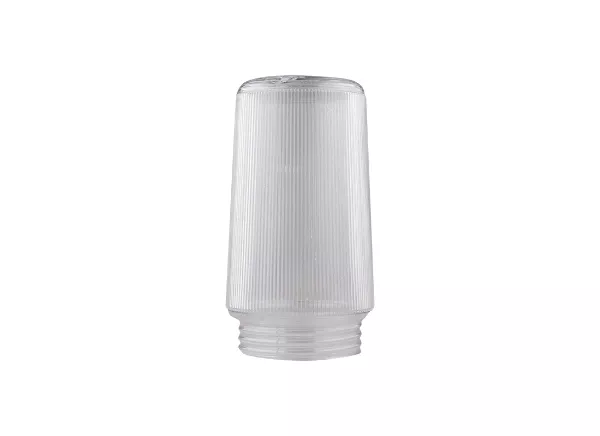Prismatic 7" Clear Plastic Light Globe