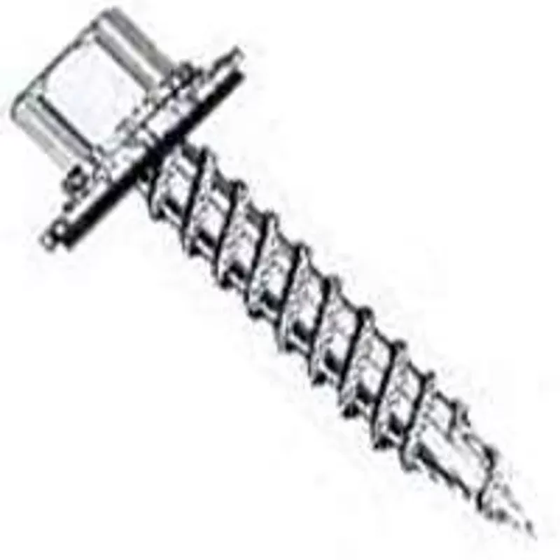 ProFIT 0278098 Post Frame Screw, #9 Thread, 1-1/2 in L, Coarse Thread, Hex Drive, Galvanized Steel, 116/BX