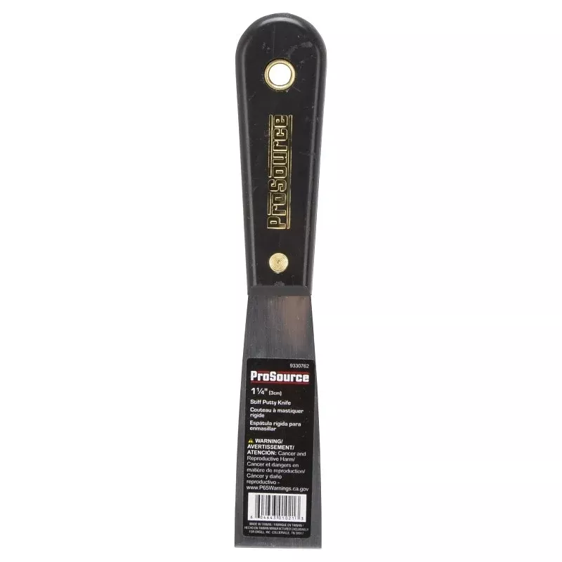 ProSource 01021 Putty Knife with Rivet, 1-1/4 in W HCS Blade