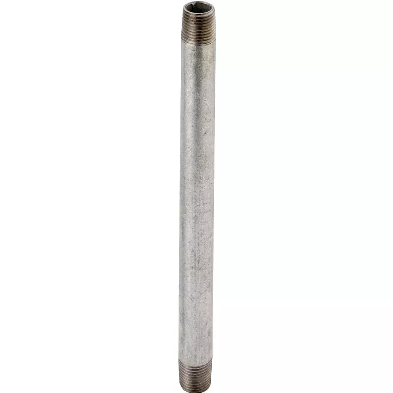 ProSource 11/2X12G Pipe Nipple, 1-1/2 in, Male, Steel, SCH 40 Schedule, 12 in L