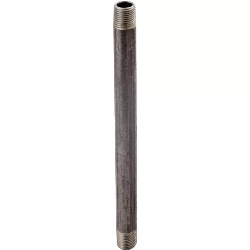 ProSource 1X4B Pipe Nipple, 1 in, Male, Steel, SCH 40 Schedule, 4 in L
