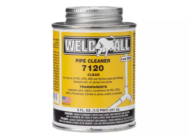 PVC Cleaner - Clear - 8 oz.