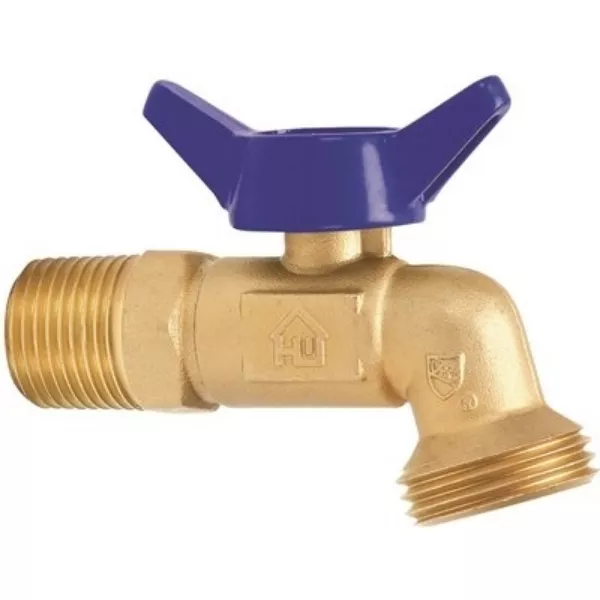 Quarter Turn Brass Compact Hose Bibb Valve