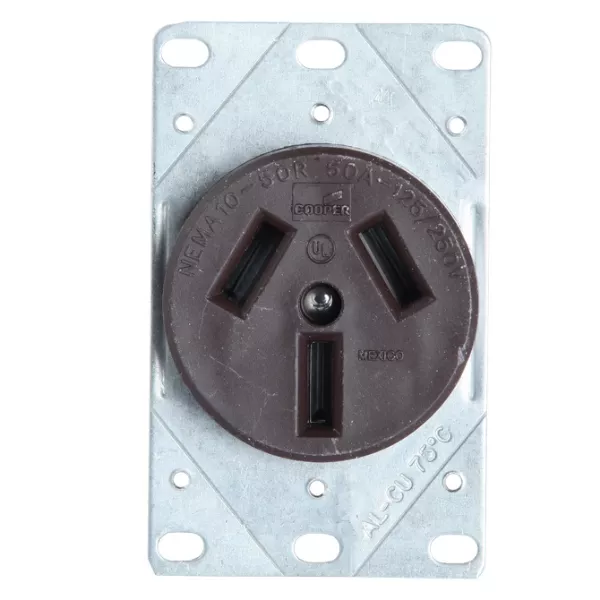 Receptacle 50A 125/250V Crow Foot
