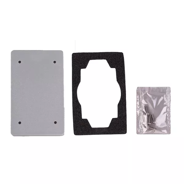 Receptacle Cover Blank Gray Waterproof