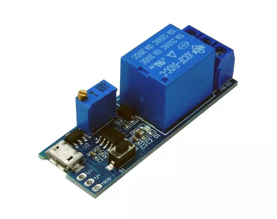 RELAY MODULE WITH 0-25 SECOND TIMER
