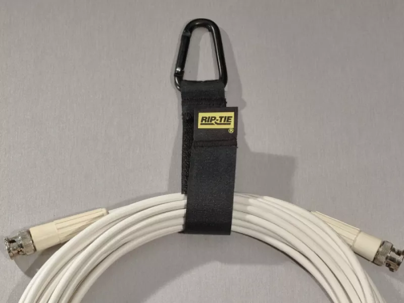 Rip Tie Cable Carrier Straps With Carabiner