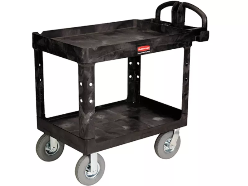 Rubbermaid Utility Carts with Pneumatic Wheels