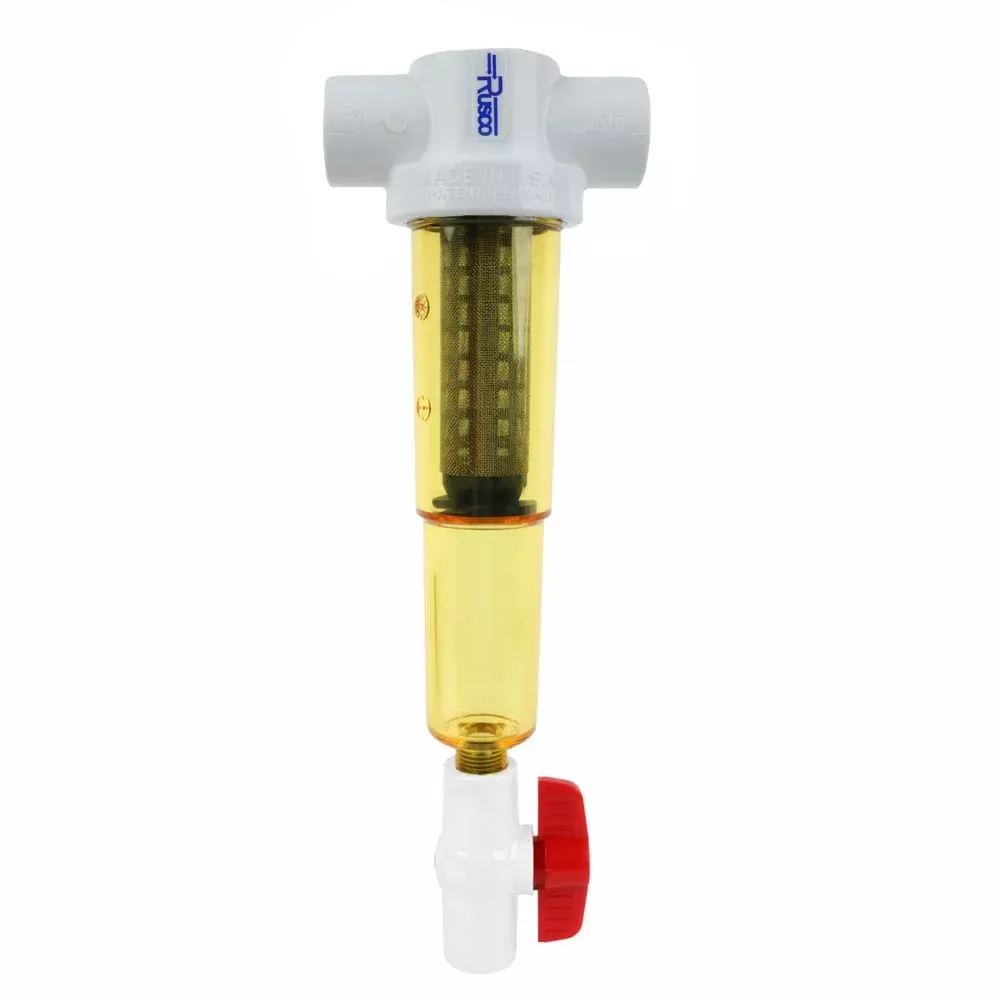 Rusco Chemically Resistant Sediment Trapper Filter T Style 1" SS