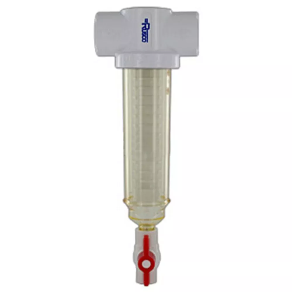 Rusco Chemically Resistant Spin Down Filter T Style 1" PE