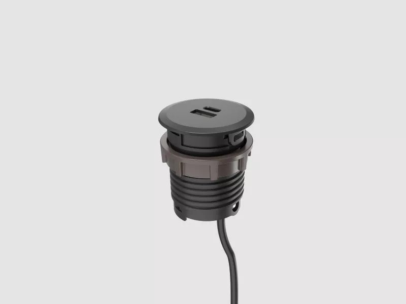 Salt Power & Data Desk Grommet With USB C