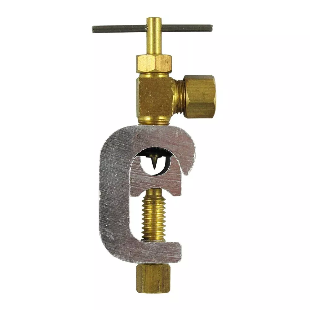 Self-Piercing Feed Valve C style 1/4" Compression