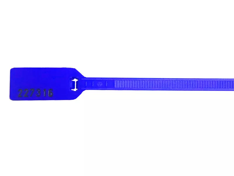 Serialized Flag Identification Numbered Cable Zip Ties