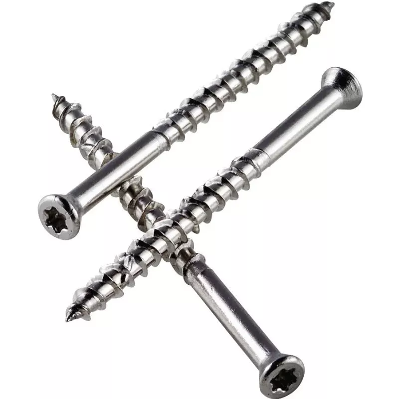 Simpson Strong-Tie T10300DWP Deck Screw, #10 Thread, 3 in L, Box Thread, Flat Head, 6-Lobe Drive, Stainless Steel