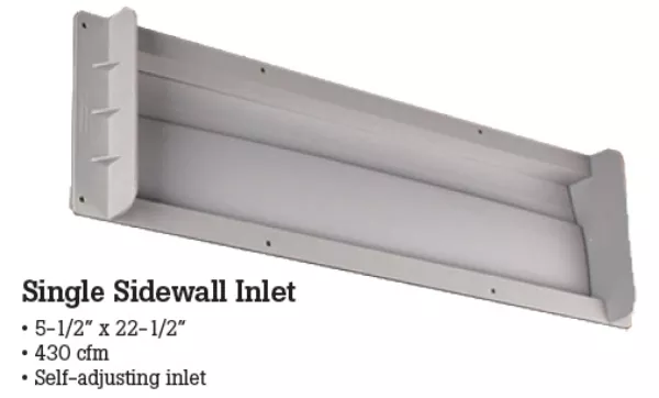 Single Sidewall Inlet 5.5" x 22.5"