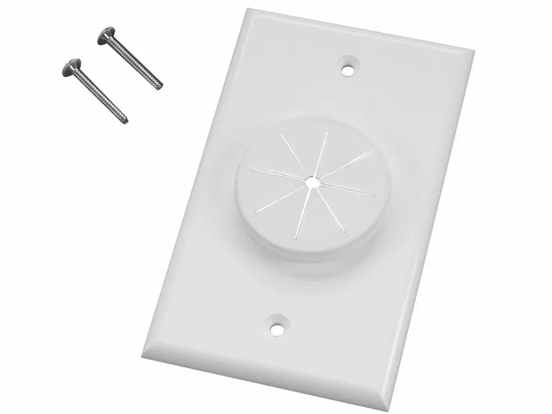 Single Wallport Plate