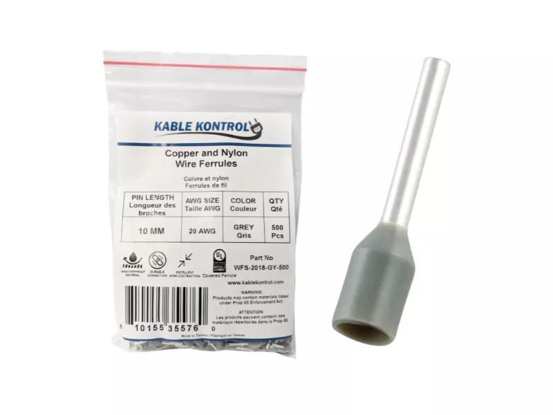 Single Wire Ferrules - Nylon Insulated