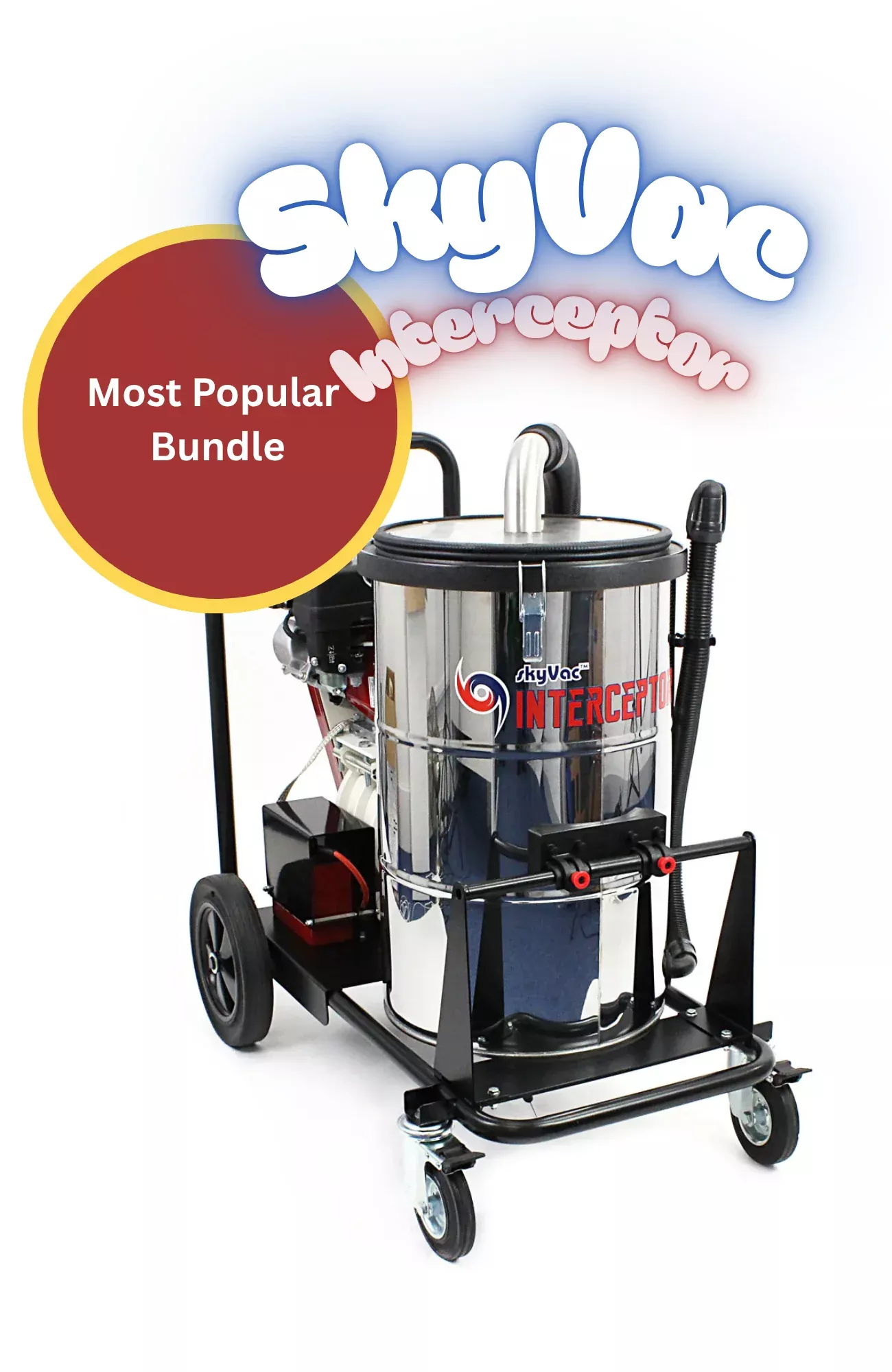 SkyVac Interceptor Gutter Vac Most Popular Bundle