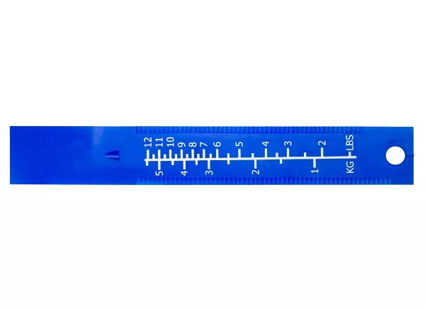 Slide Blue Feed Measurement Gage Selector for Sow Drop